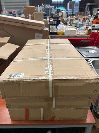 3x RVS afzetpaal WAS Germany, Model 3300 000