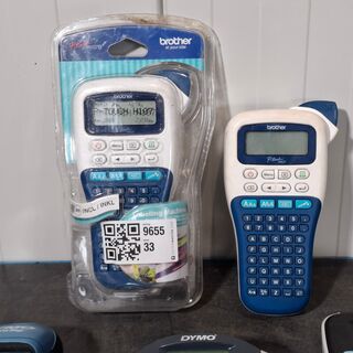5x Labelprinter, Brother En Dymo