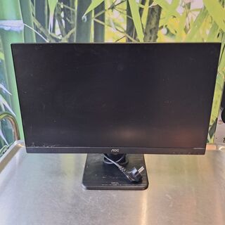 1x Beeldscherm, inc muis & toetsenbord, Logitech, AOC