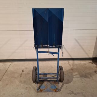 Gasfles steekwagen, Blauw