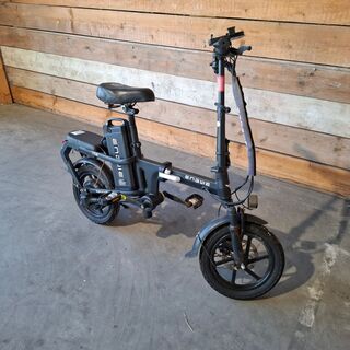 Elektrische vouwfiets, Enguie, 014, Zwart