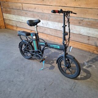 Elektrische vouwfiets, Hitway, Zwart