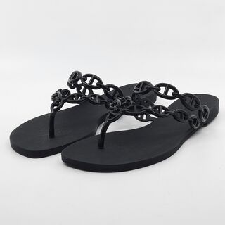 Paar slippers, maat 36, Hermès, S2924
