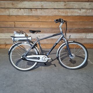 Elektrische herenfiets, Amslod, Highland, Blauw