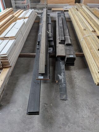 Ca. 48x Diverse planken