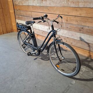 Elektrische damesfiets, Elops, Zwart