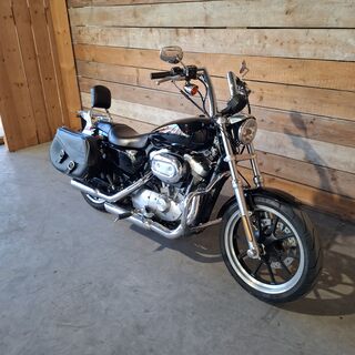 Motor, Harley Davidson, Sportster 883 SuperLow, Zwart, 2013