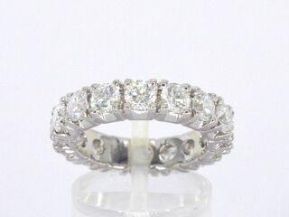 Exclusieve witgouden alliance ring met diamanten