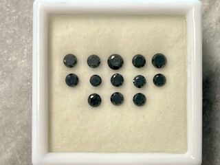 Diamant – 2.08 carat natuurlijke zwarte diamant (gecertificeerd)