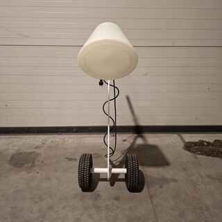 2x Verrijdbare lamp, Wit