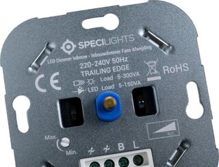 2x LED Dimmer Inbouw – Fase-afsnijding, Specilights, 2147483647, grijs