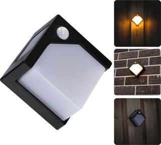 5x Solar Buitenwandlamp Pretoria – 1W – 50LM – 2700K Warm Wit – Sensor
