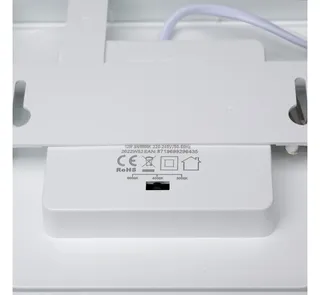 5x 12W plafondlamp vierkant – Lichtkleur instelbaar 3000/4000/6000K, S