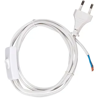 5x Snoer met Stekker en Schakelaar – 2 Meter – H03VVH2-F, Ultralux, 21