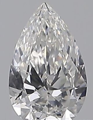 Diamant – 0.30 carat peer geslepen diamant (gecertificeerd)