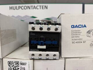 Ca. 24x Magneetschakelaar 4M 24VAC 40A, 4M 230VAC 40A GACIA, SC-4004