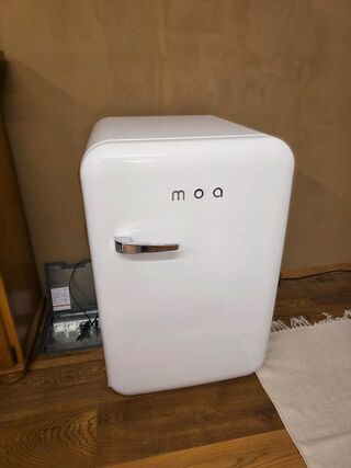 Retro koelkast tafelmodel – Vrijstaand, MOA, MOARF130W, wit