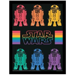 6x (3D) Poster inclusief lijst Zelda/StarWars