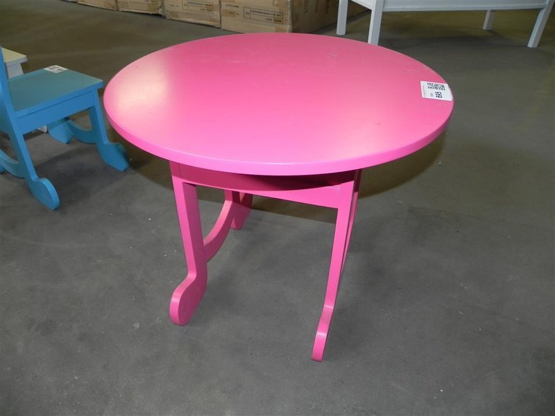 Tafel LIEF, roze, doorsnede ca. 61 cm, hoogte.. Onlineveilingmeester.nl