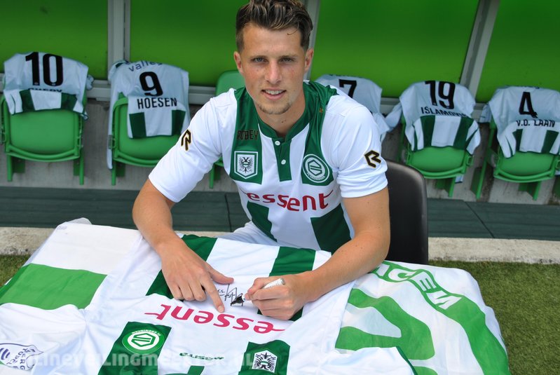 Gesigneerd Wedstrijdshirt Van Fc Groningen Speler Hans Hateboer Onlineauctionmaster Com