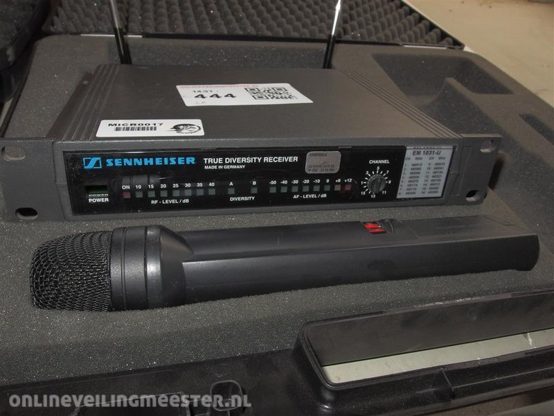 2x Draadloze Microfoon Set Sennheiser Em 1031 U Onlineauctionmaster Com