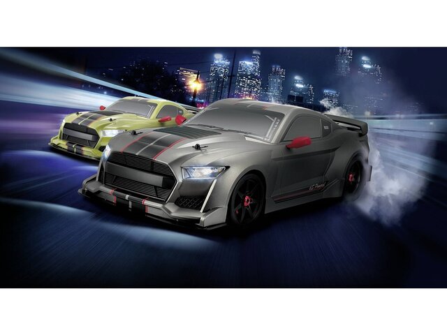 1x Reely Deathwatcher XL 6S Matt grey Brushless 1:7 RC model car Electric  Road version 4WD RtR 2,4 GHz Incl. light effects Reely »
