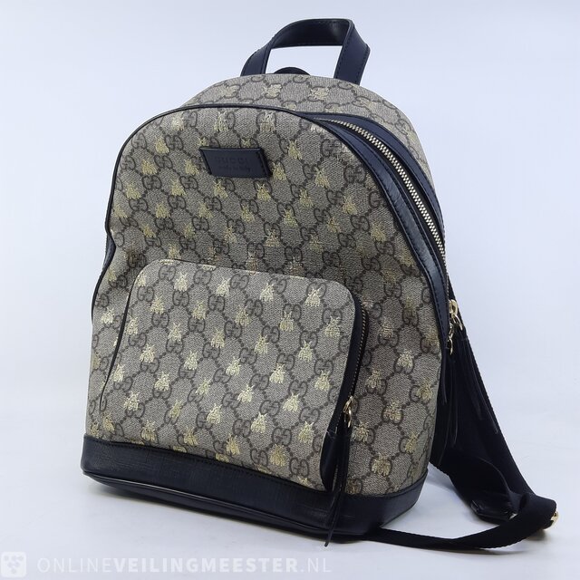 Gucci backpack gold bees hotsell