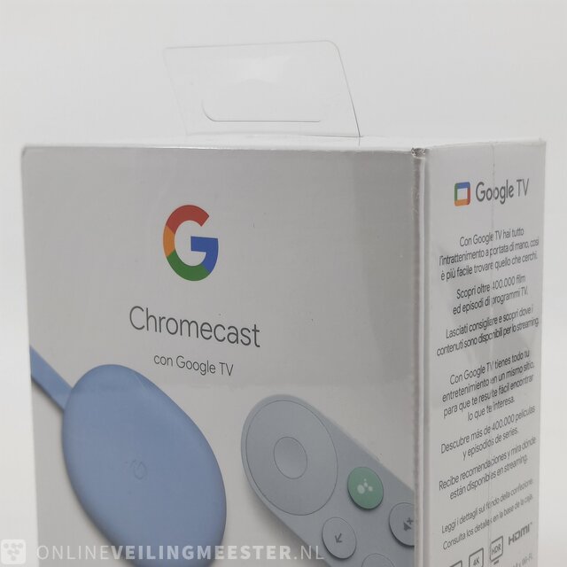 6x Google Chromecast outlets with Google TV 4k