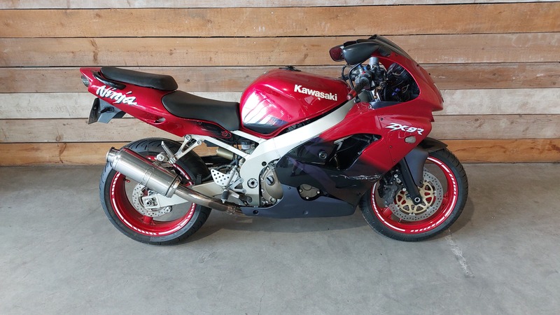 Motorcycle, Kawasaki, Ninja ZX-9R, 1999