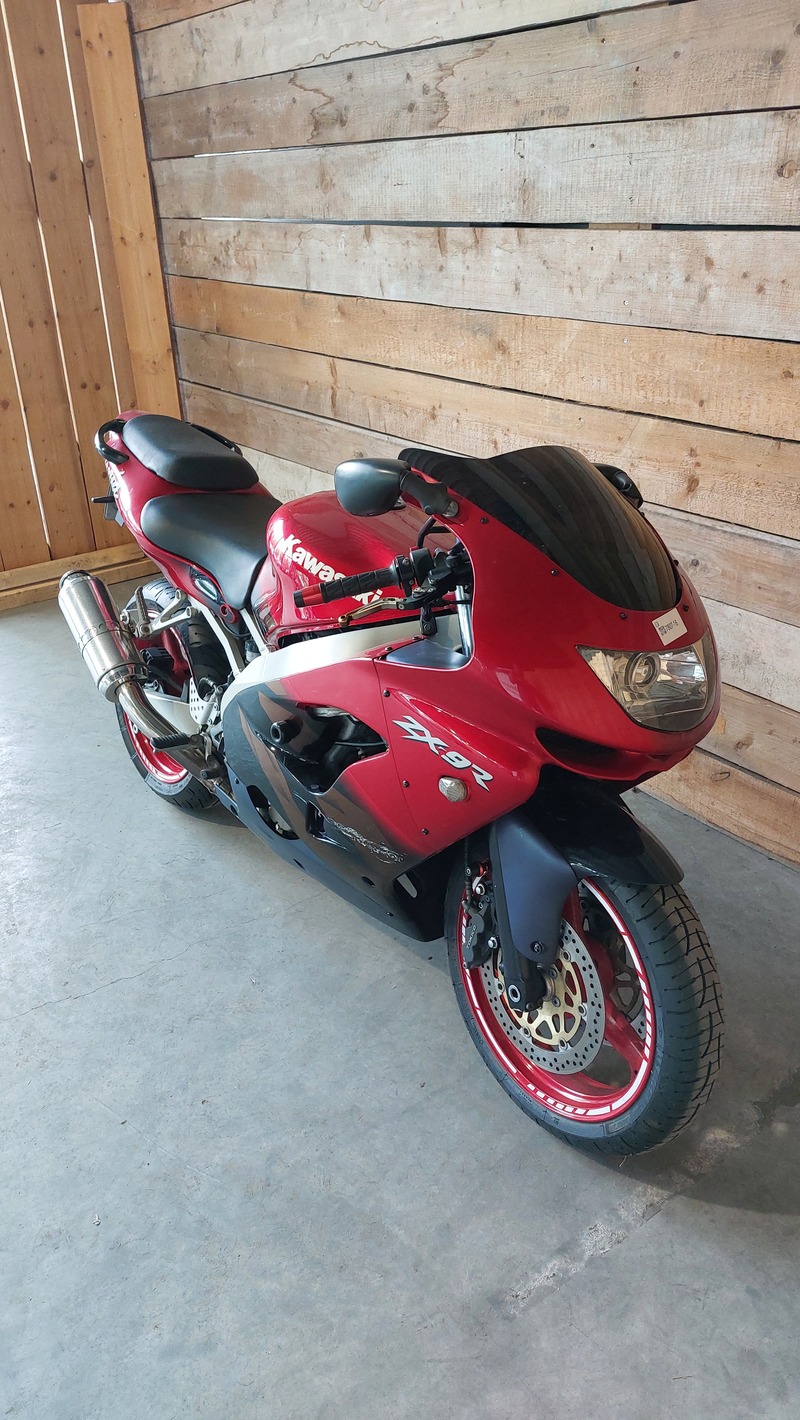 Motorcycle, Kawasaki, Ninja ZX-9R, 1999
