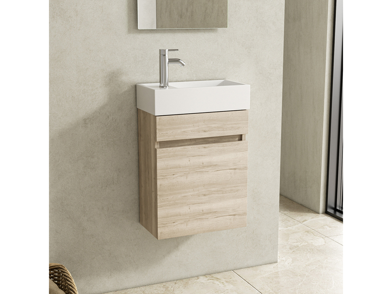 Fontein + Meubel Natural Oak 40 cm, Karo, natural oak