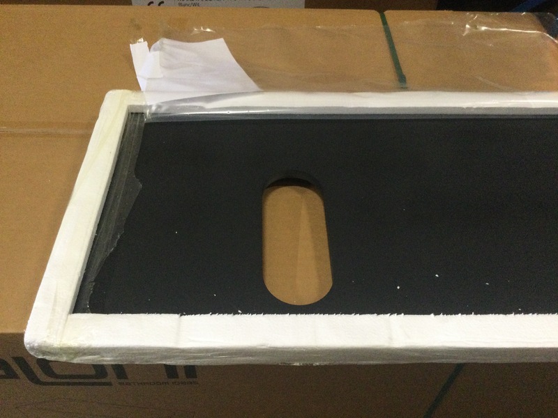 Wastafelblad, 81x47 cm, Zwart – foto 2 – kavel bij Onlineveilingmeester, Raalte