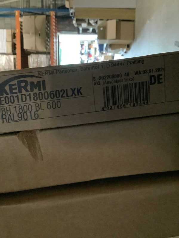 Radiator, Kermi, 180x60 cm, Ral 9016 – foto 3 – kavel bij Onlineveilingmeester, Raalte