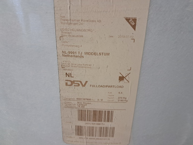 Rol glasweefsel & partij lijm – foto 4 – kavel bij Onlineveilingmeester, Heerenveen