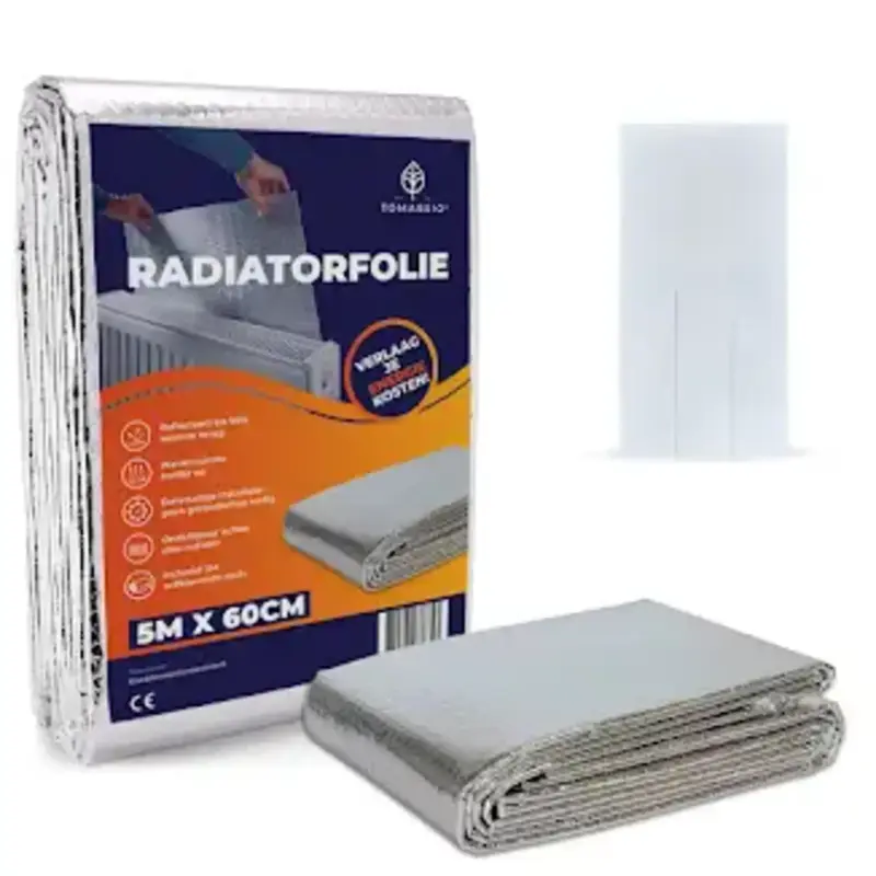 Ca. 84x Thermoshield Radiatorfolie, Tomassio, Radiatorfolie / isolatiefolie, Zilver, 2026