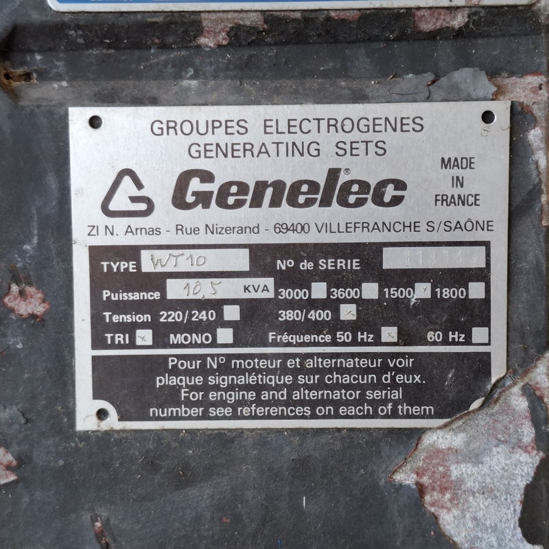 Stroom generator, Genelec, WT10 – foto 8 – kavel bij Onlineveilingmeester, Raalte