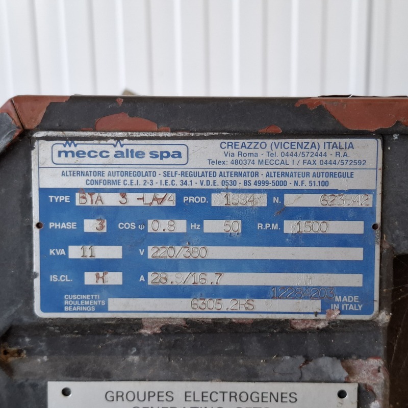 Stroom generator, Genelec, WT10 – foto 7 – kavel bij Onlineveilingmeester, Raalte