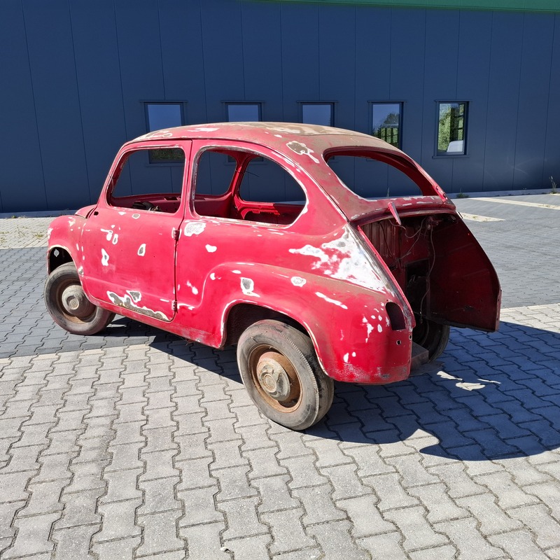Restauratieproject, Fiat, 600D, 1966, met kamikaze deuren – foto 5 – kavel bij Onlineveilingmeester, Heerenveen