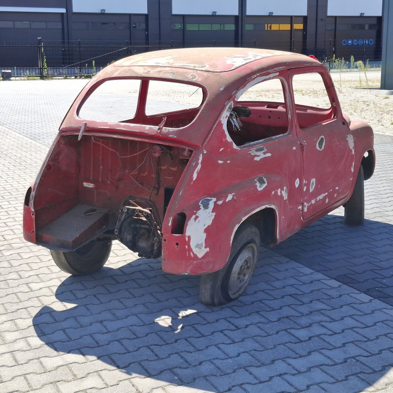 Restauratieproject, Fiat, 600D, 1966, met kamikaze deuren – foto 7 – kavel bij Onlineveilingmeester, Heerenveen