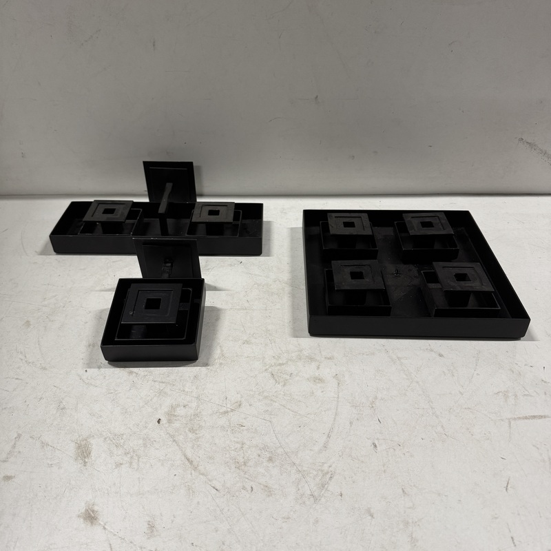 8x Kaarsenstandaard dubbel, 6x enkel en 6x 4- delig, zwart – foto 10 – kavel bij Onlineveilingmeester, Groningen