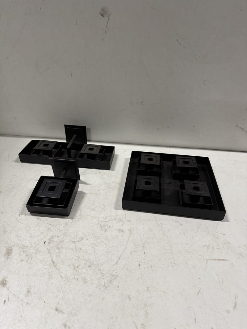 8x Kaarsenstandaard dubbel, 6x enkel en 6x 4- delig, zwart – foto 9 – kavel bij Onlineveilingmeester, Groningen