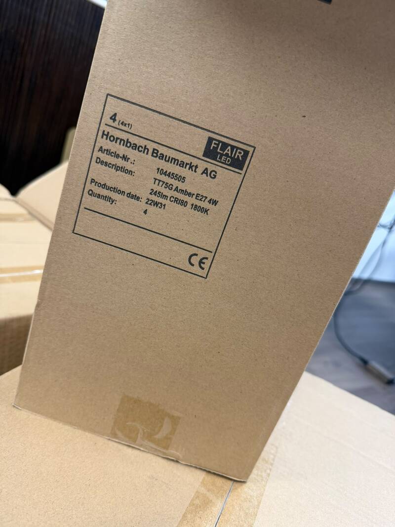Ca. 32x Decoratieve LED buislampen, Flair, LED TT75 / E27 (Art. 10445505), Extra warm wit', 2022 – foto 5 – kavel bij Onlineveilingmeester, Heerenveen