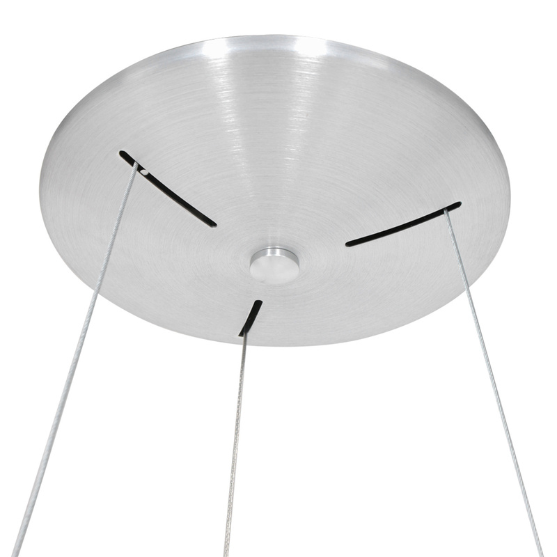 2x Hanglamp rond 48cm, Steinhauer, Ringlede 2695ZI, Zilver, 2026 – foto 3 – kavel bij Onlineveilingmeester, Groningen