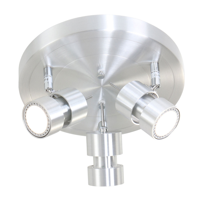 Stalen ronde 3-lichts spot met GU10 lichtbronnen, Steinhauer, Natasja 7905ST, 2026 – kavel bij Onlineveilingmeester, Groningen