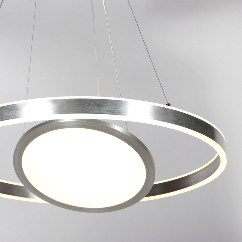 2x Hanglamp 60cm met binnenplaat, Steinhauer, Ringlux 3514ST, Staal, 2026 – foto 4 – kavel bij Onlineveilingmeester, Heerenveen