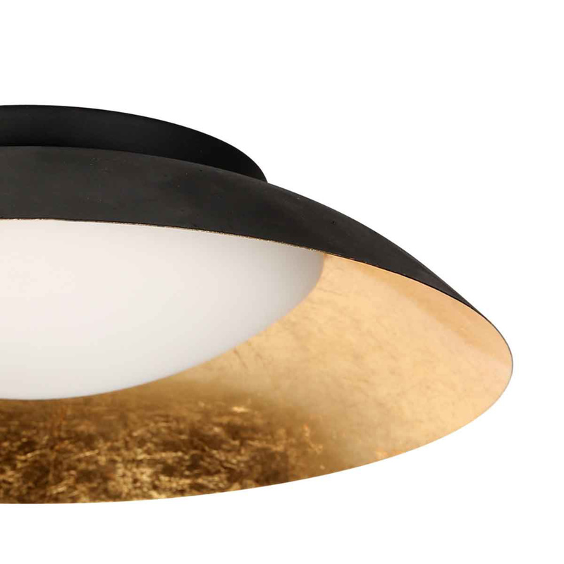 3x Plafondlamp 3 staps dimbaar, Steinhauer, Brotke 4127ZW, Zwart met goud, 2026 – foto 4 – kavel bij Onlineveilingmeester, Heerenveen