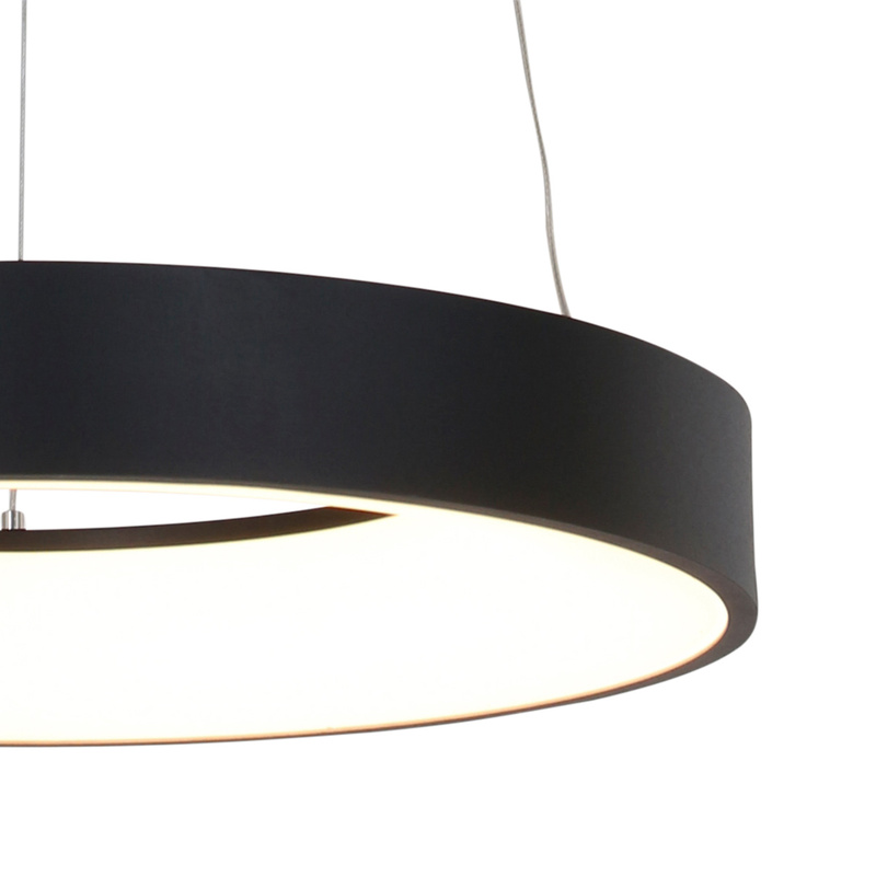 6x Hanglamp rond 48cm, Steinhauer, Ringlede 2695ZW, Zwart, 2027 – foto 4 – kavel bij Onlineveilingmeester, Heerenveen