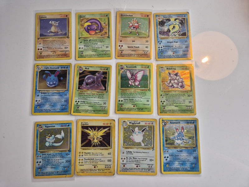 Collectie vintage Pokémon kaarten, Holo's & First Editions