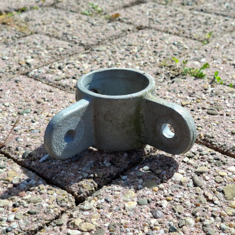 Partij steigerbuis koppelstukken | scharnierdeel met dubbel oogdeel, 90 graden