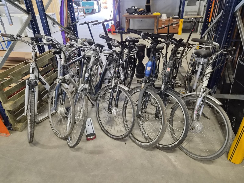 7x Elektrische fiets, O.a. Bataven, Sparta, Puch, Trenergy